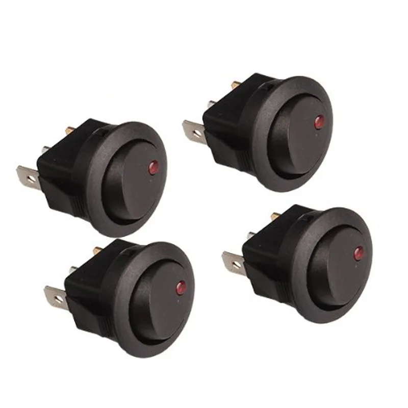 4 шт. Высокий Яркий Светодиодный точечный светильник 12 В 16А Автомобильная лодка