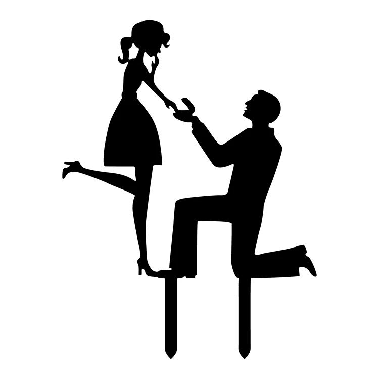 1 шт. акриловый свадебный торт флаг Топпер Mr & Mrs флажки для торта свадьбы юбилей