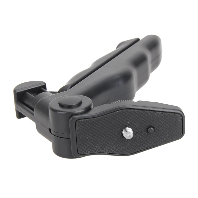 Universal Mini Camera Tripod 1/4 Screw Mount Adapter Mobile Phone Stand Stabilizer Table Tops Tripods Holder Plastic Black | Электроника