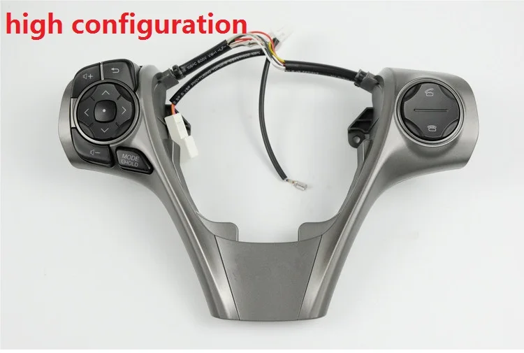 Красный CAPQX для Toyota Camry 2,0 2,5 2012 2013 Combinatio Переключатель многофункциональный руль аудио и пуговицы - Цвет: Красный