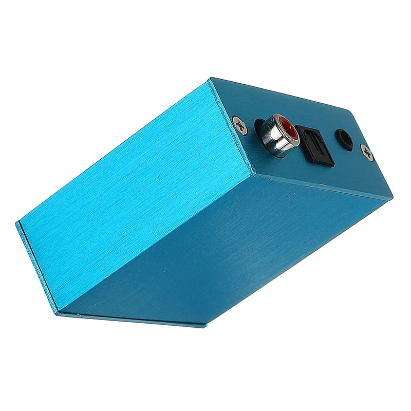 CLAITE портативный декодер звуковой карты Плата USB модуль DAC USB к S/PDIF коаксиальный волоконно-оптический выход с алюминиевой коробкой