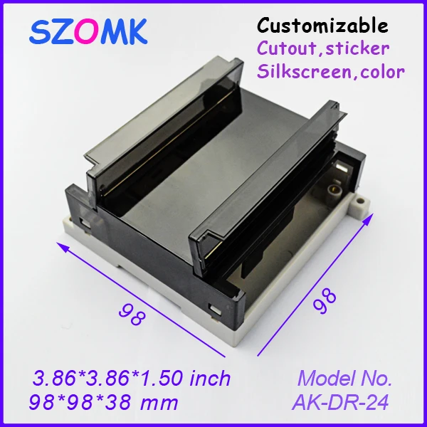 

Пластиковый Чехол для электронного проекта (10 шт.) 98*98*38 мм