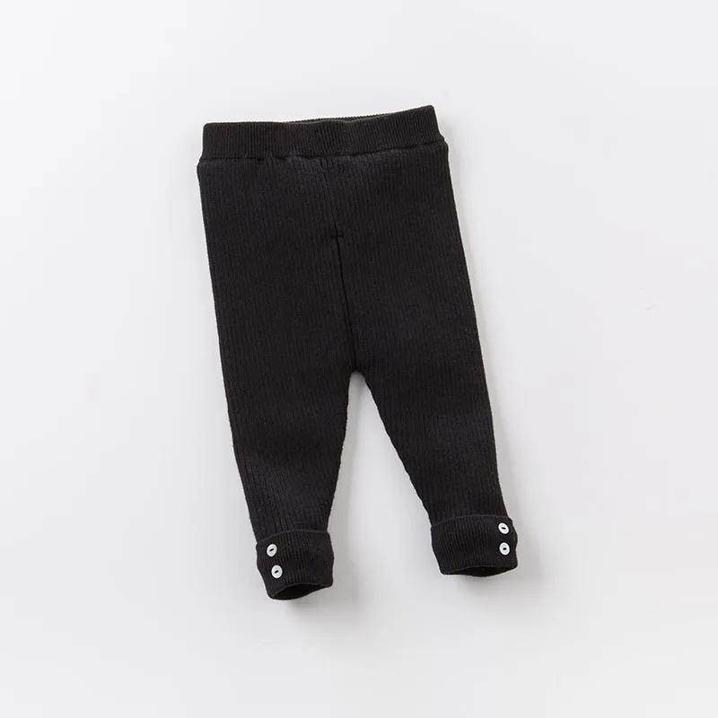 DB6495 dave bella/унисекс; сезон осень-зима; модные длинные штаны для маленьких мальчиков и девочек; детские брюки для малышей