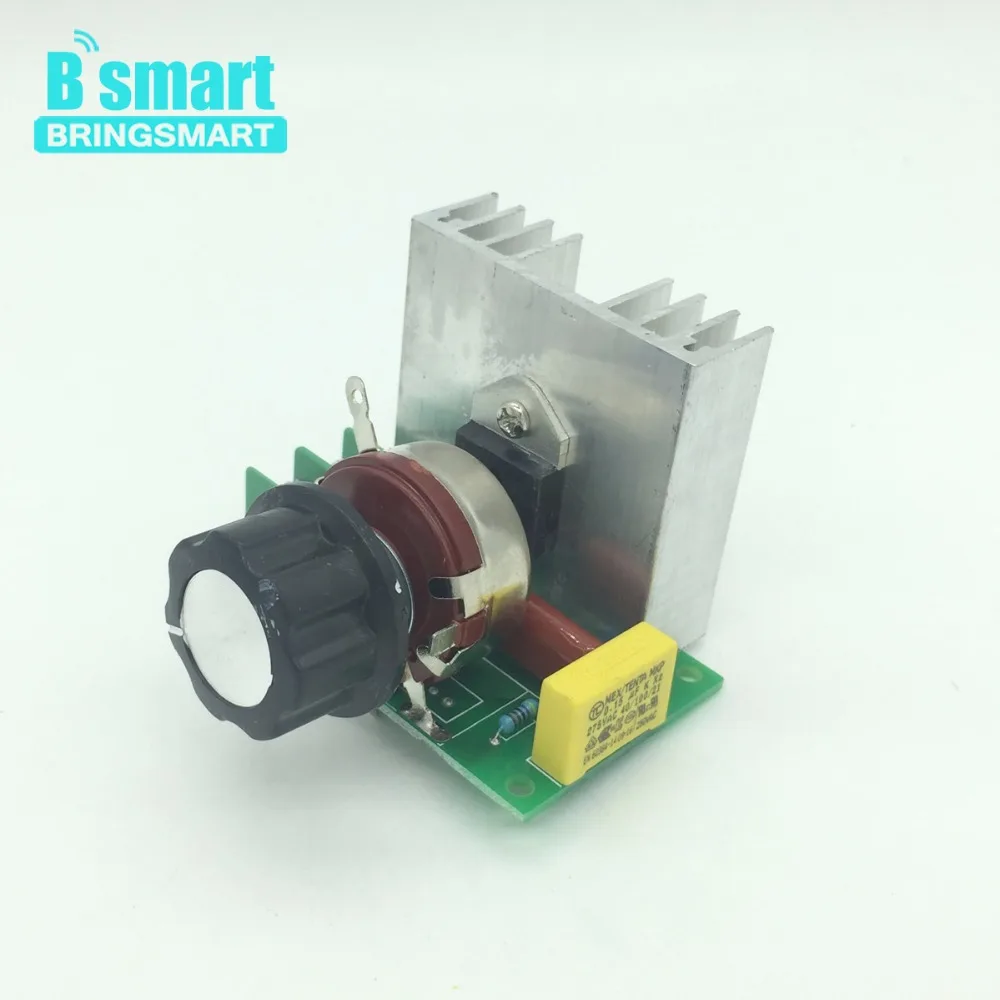 Bringsmart 3800 вт тиристорный регулятор скорости двигателя 220 в переменного тока 0