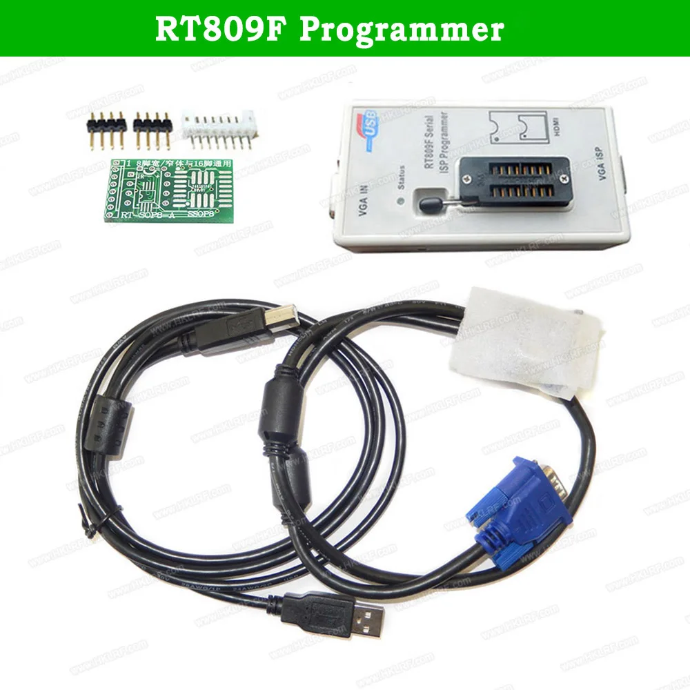 

100% Original Newest RT809F ISP EPROM Universal Programmer EMMC-Nand FLASH VGA AVR GAL PIC Programmer