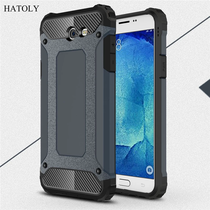 HATOLY For Coque Samsung Galaxy J7 2017 Case J727 Heavy Armor Hard Tough Cover Silicone for USA Version |