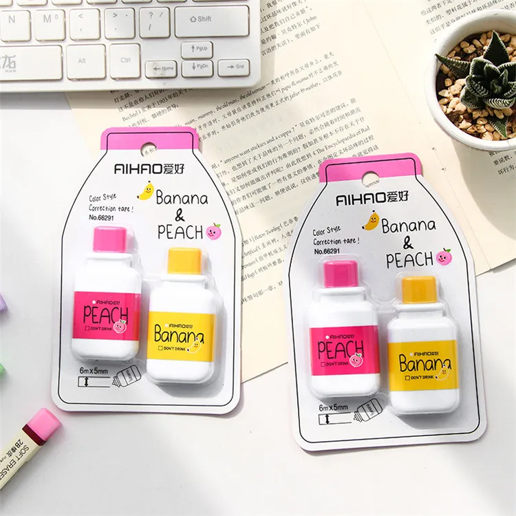 2 шт./лот 6 м X 5 мм милые миленькие в японском стиле (Каваий) бутылки из под молока