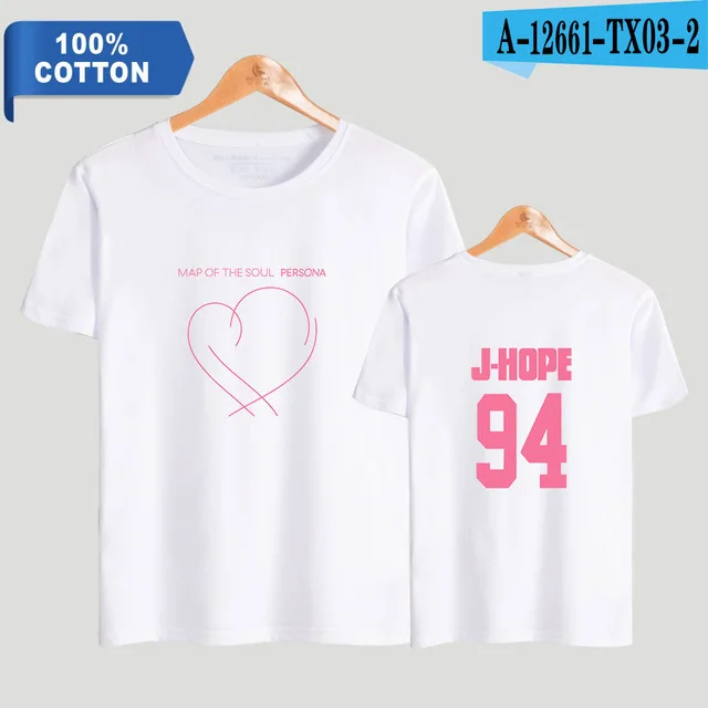 Хлопковая футболка в Корейском стиле Kpop JIMIN SUGA JIN карта душа персональная Футболка с принтом мужские/женские унисекс Топы с коротким рукавом - Цвет: 02