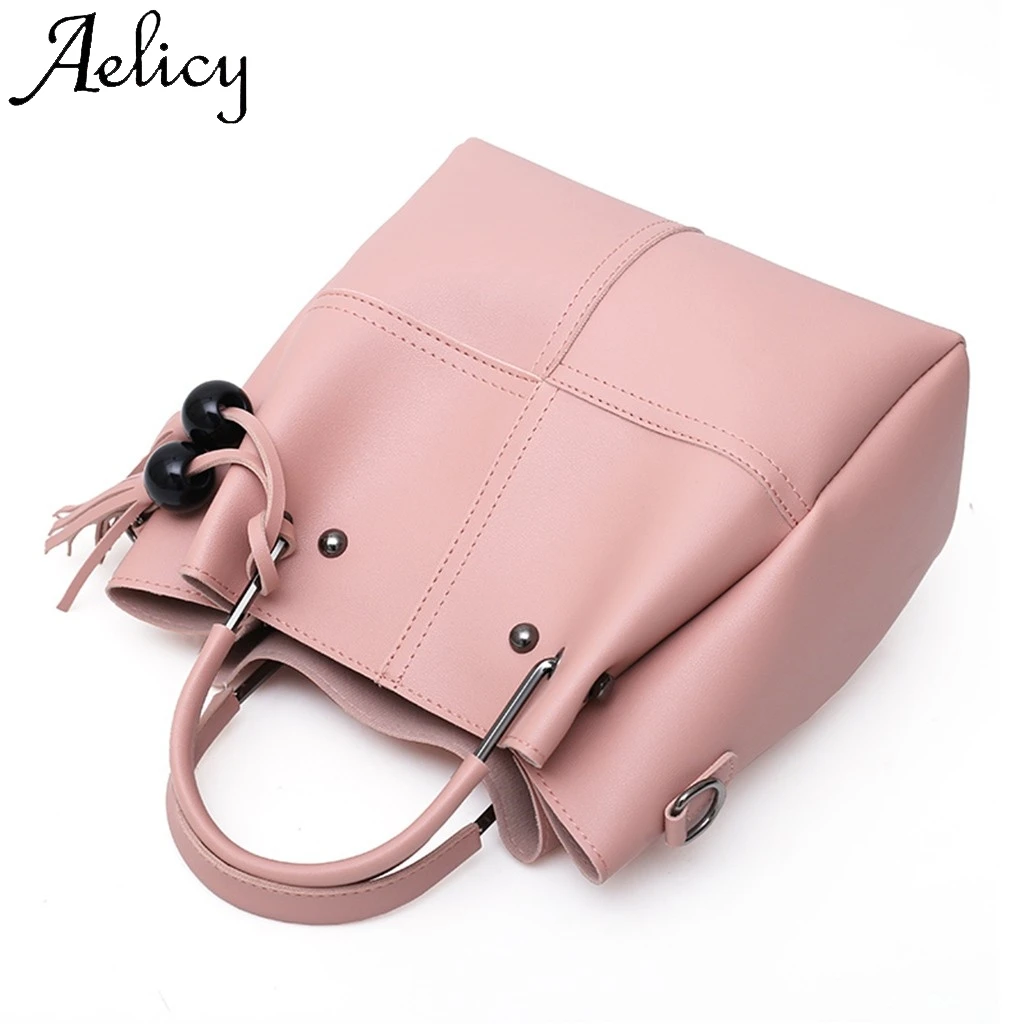 Aelicy 3 шт. женская модная сумка на плечо с бахромой кошелек для карт высокое
