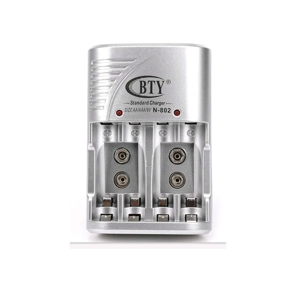 4 слота батареи AA/AAA/9 V перезаряжаемые ni-mh многофункциональное зарядное устройство вилка Европа/США