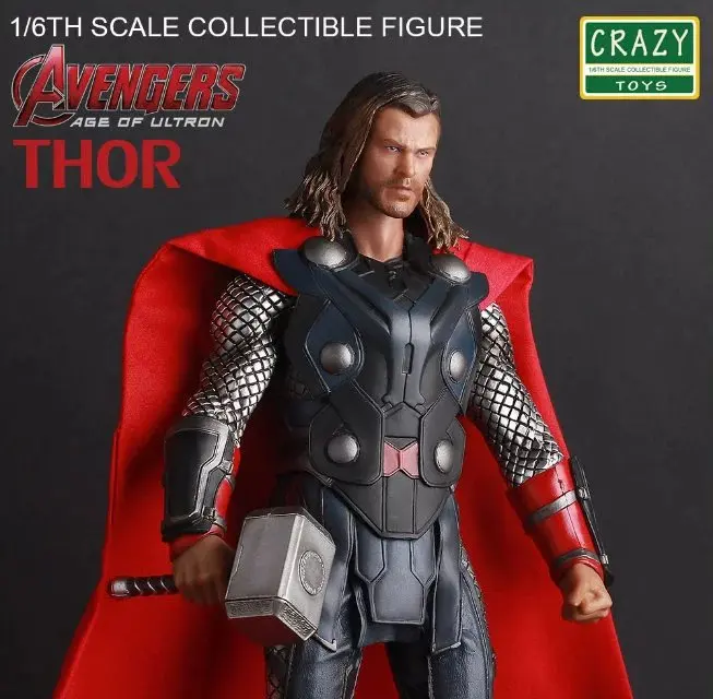 Crazy Toys Мстители Marvel ПВХ фигурка Коллекционная модель игрушки 30 см