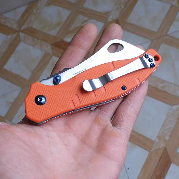 Ganzo G7551 F7551 440C 58-60HRC G10 или углеродного волокна ручка складной Ножи для выживания на природе, для кемпинга, Нож карманный тактический EDC
