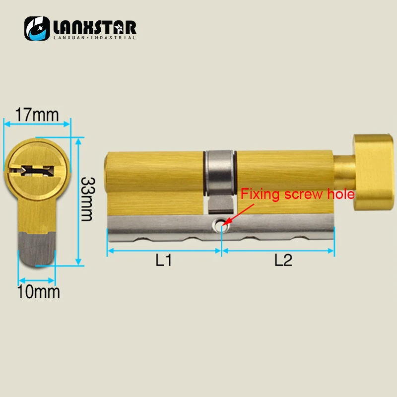 Суперc класс сердечник замка для безопасности дверей на холостом ходу один