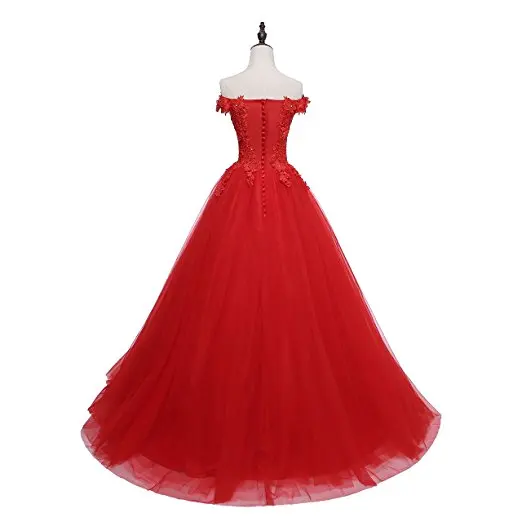 ANGELSBRIDEP красное платье с открытыми плечами Бальные платья 2021 пикантная