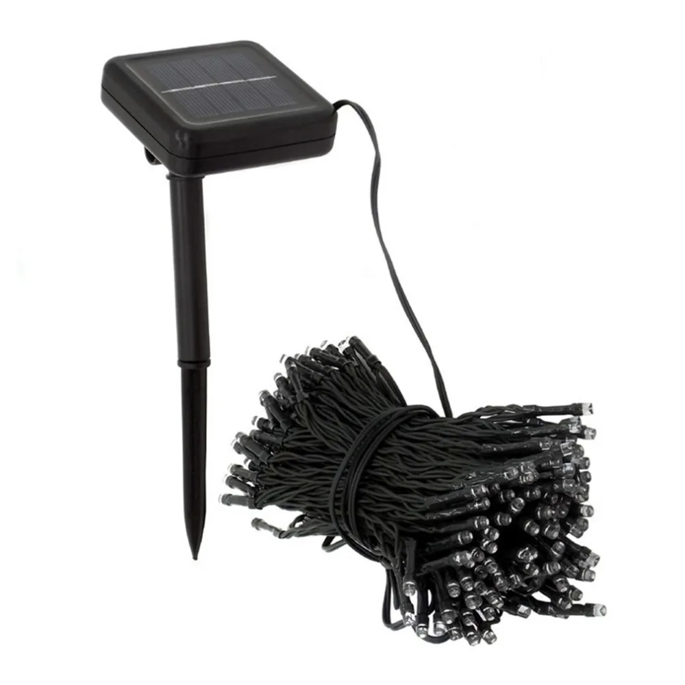 LED String Light with Solar Panel Waterproof Outdoor Christmas Decor Festival Fairy for Wedding Party | Лампы и освещение
