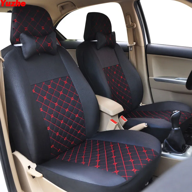 Универсальный автомобильный чехол Yuzhe для vw golf 4 5 VOLKSWAGEN polo 6r 9n passat b5 b6 b7, автомобильные аксессуары, чехол для автомобильного сиденья - Название цвета: Color 1