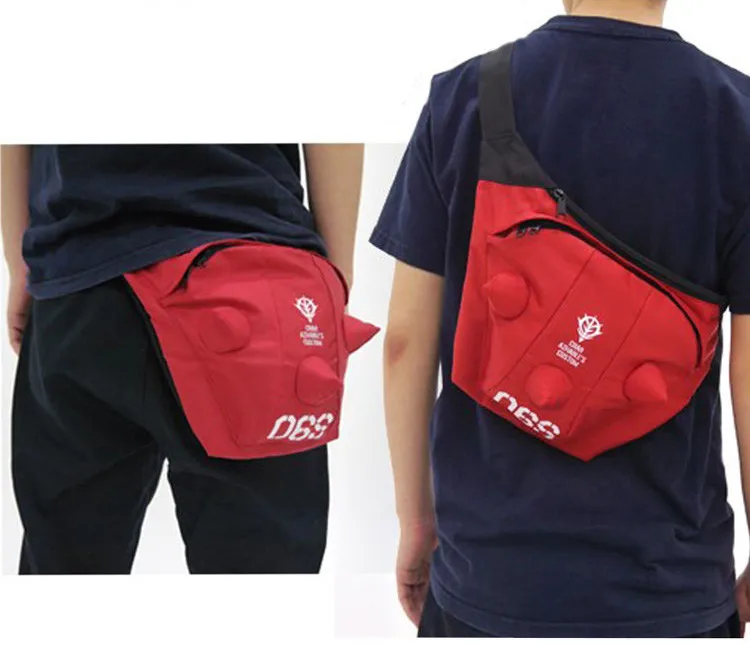 Модная сумка Gundam поясная в стиле аниме портфель Наплечные сумки-мессенджеры |