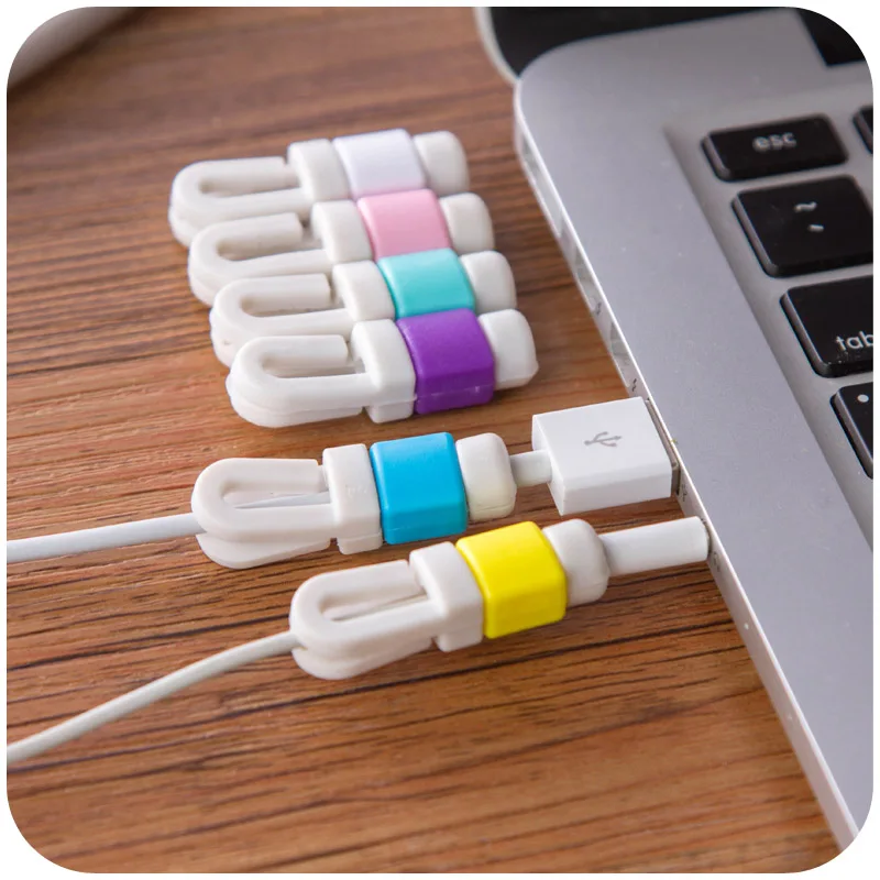 100 шт./лот USB кабель для передачи данных защитный чехол наушников Защитный