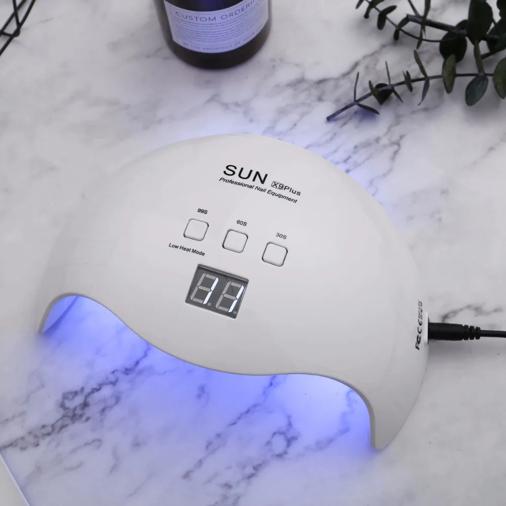 Лампа для гель лака ENNKE Sun X9 светодиодный/УФ двойной светильник лампа s 48 Вт