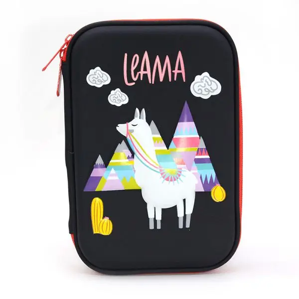 Alpaca black Чехол для карандашей Estuche Escolar Estojo Escola школьные принадлежности Trousse Scolaire Stylo единорог коробка чехол для карандашей Utiles Escolares милый - Цвет: Alpaca black