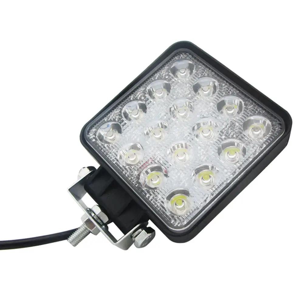 SHGO 2 шт. 48 Вт 6000 К LED точечный луч квадратный рабочий свет лампа трактор