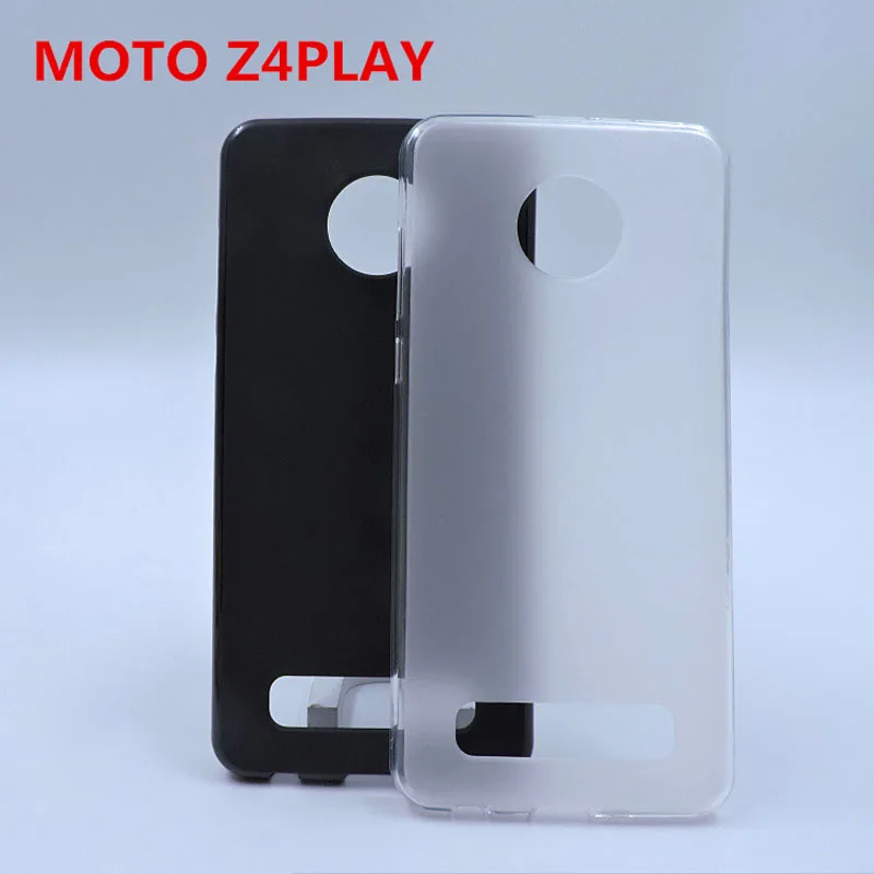 Soft TPU Silicone Case for Moto Z4 Play Anti Fall Fingerprint |