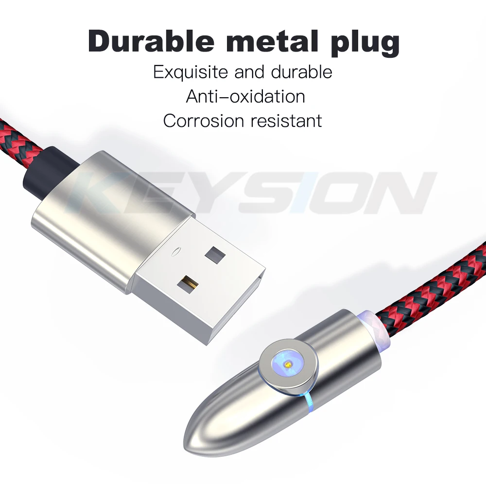 KEYSION Магнитный Micro USB кабель для iPhone Samsung Type c зарядный адаптер C кабели мобильных