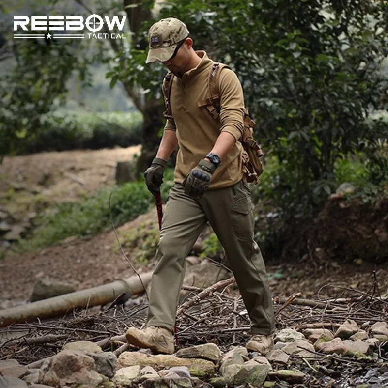 Мужские флисовые брюки REEBOW тактические штаны для активного отдыха походов