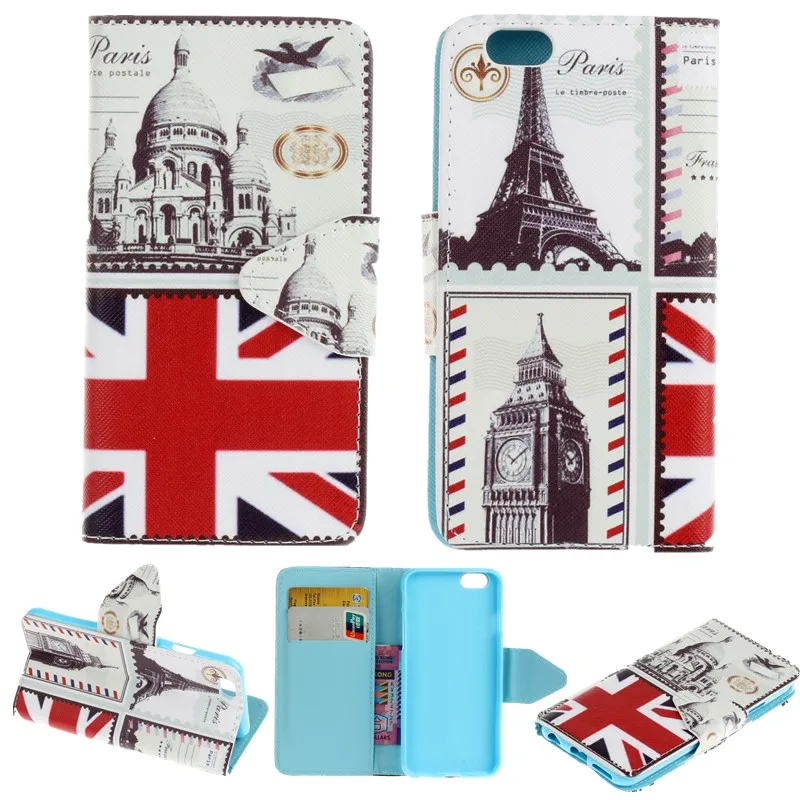 New Leather Flip wallet Case Stand Luruxy Cases Cover For iPhone 5 5s 6 6s 7 Plus Touch Samsung S7 edge A3 A5 J3 J5 2016 | Мобильные