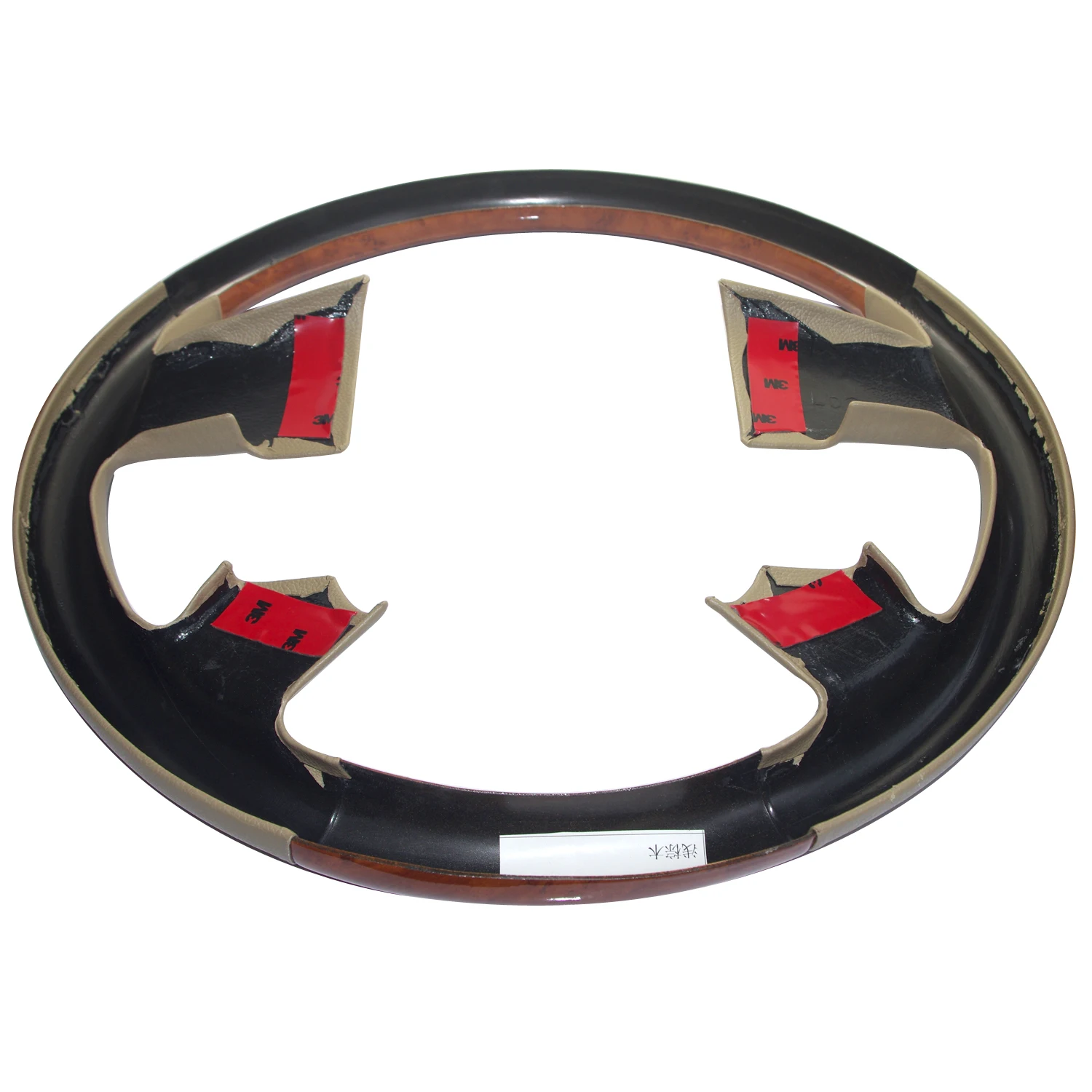 Светло коричневый кожаный чехол на руль из дерева для 2004 2008 Ford F150 F 150 FX4 SuperCrew Heritage