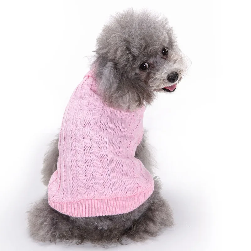 8 цветов свитер для собак щенка для маленьких собак зимние теплые Pet Одежда с принтом в виде собак для йоркширских терьеров и чихуа-Хуа пуловер домашних животных Костюмы ropa perro