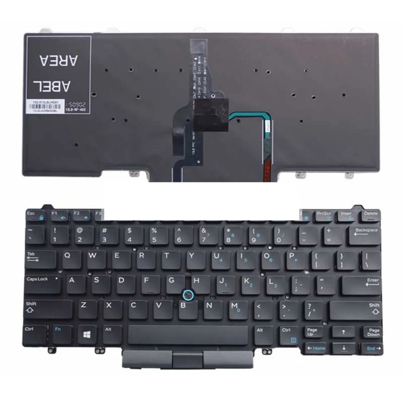 

New Keyboard FOR DELL E5450 E7470 US laptop keyboard Backlight