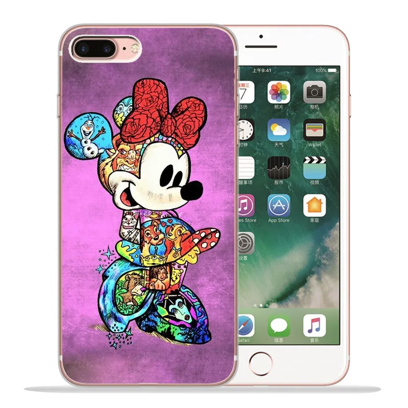 Роскошный Стич мультфильм marvel для iPhone X XR XS Max 5 5S SE 6 6S 7 8 Plus чехол для телефона Funda Coque Etui capa Capinha