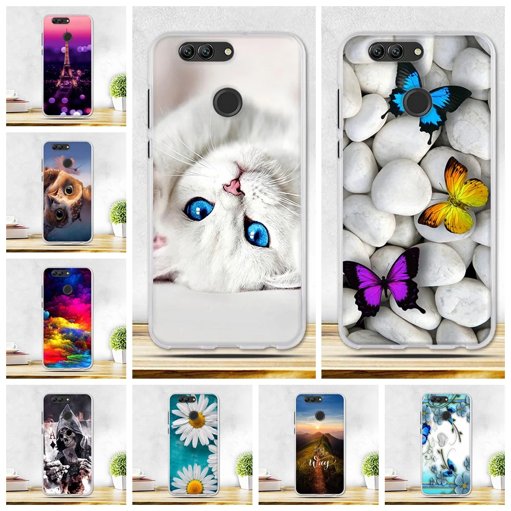 Чехол для Huawei Nova 2 Plus чехол 5 дюйма мягкий силиконовый накладка Nova2 plus чехлы сумка