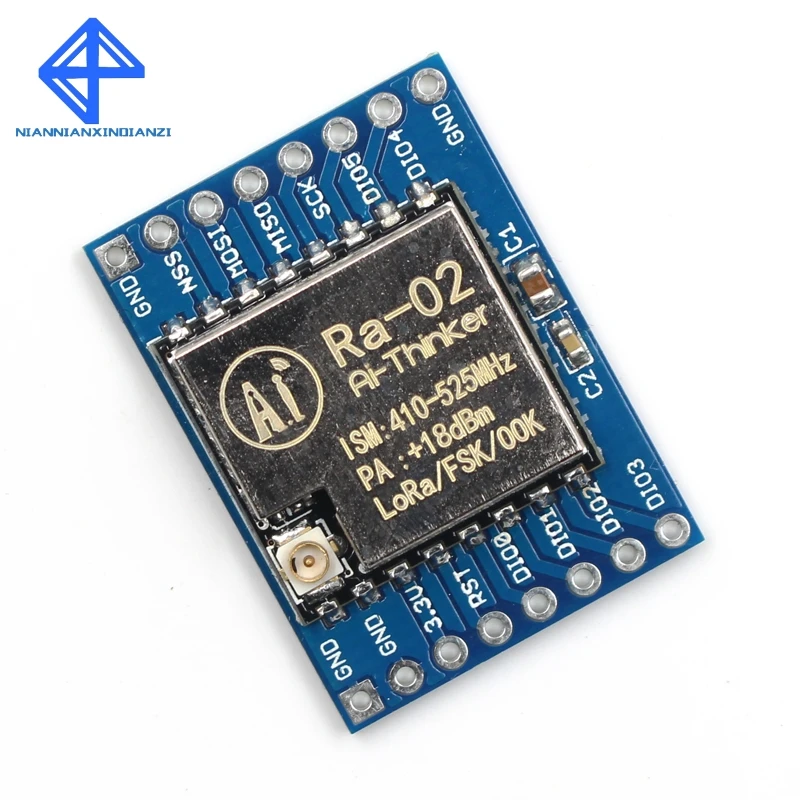 Модуль LoRa SX1278 беспроводной Ra-02 Ai-Thinker с широким спектром для умного дома 433 м 10 км