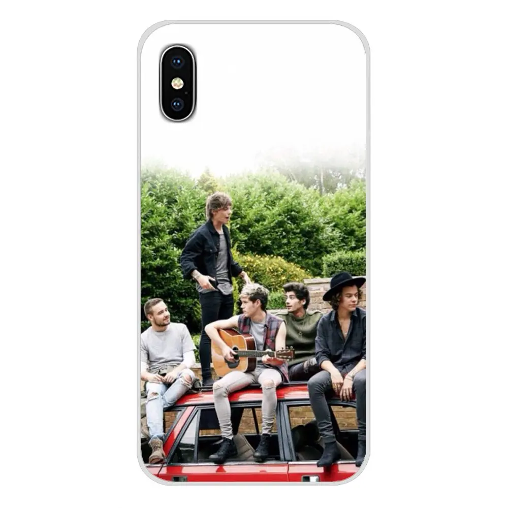 Аксессуары чехол для телефона Apple iPhone X XR XS MAX 4 4S 5 5S 5C SE 6 6S 7 8 Plus ipod touch One Direction Bands