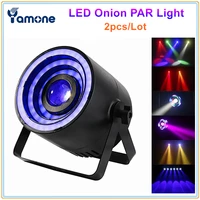 2pcslot new arrival 40w rgbw 4in1 led onion par can beam uplights nice rose shape for stage night club disco dj show
