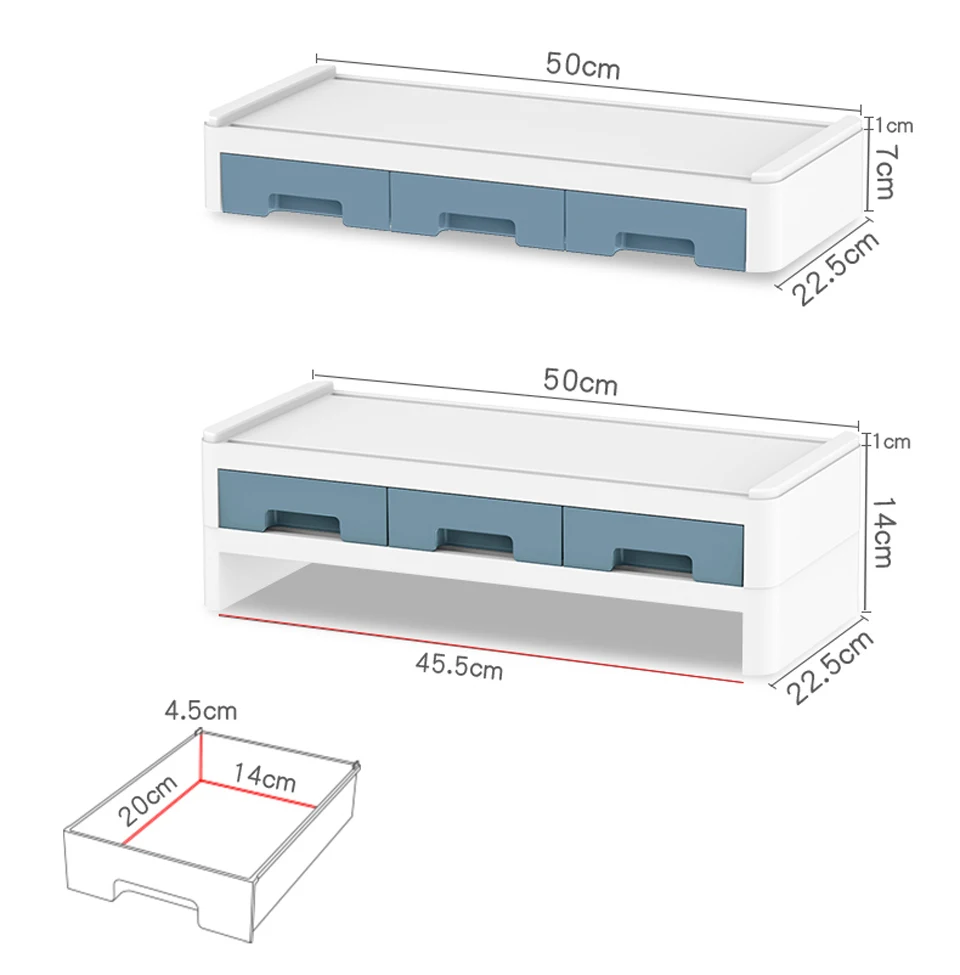 Многофункциональный Офисный Компьютерный монитор, защищающий повышающую полка, подставка для дисплея, Настольный кронштейн, ящик для хранения, деревянный стеллаж для отделки