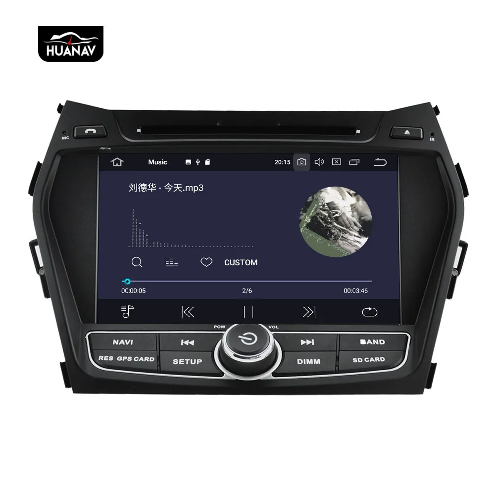 Автомобильный dvd плеер DSP Android 9 0 с gps навигацией для Hyundai IX45 Santa fe 2013 2016