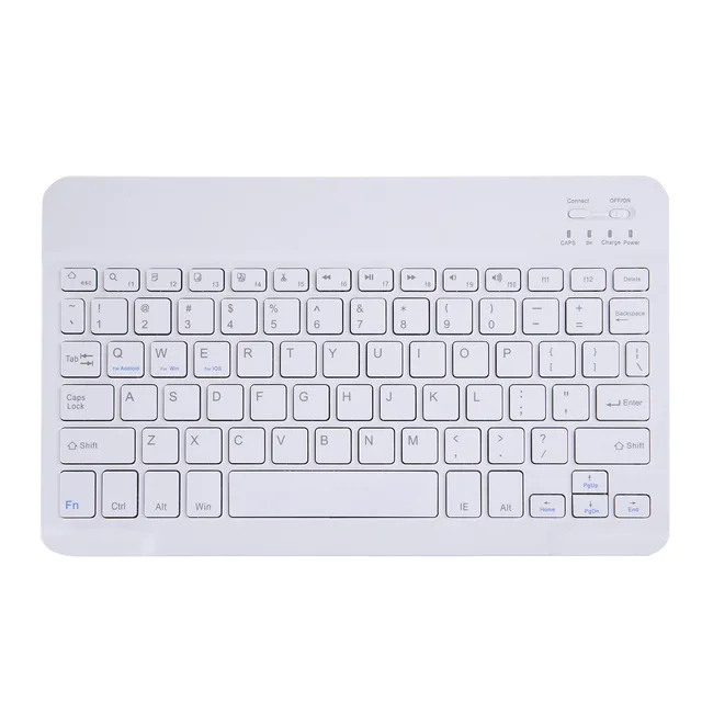 white keyboard Съемный беспроводной чехол с клавиатурой Bluetooth для samsung Galaxy Tab A 10,1 T510 T515 SM-T515 чехол с магнитной подставкой+ пленка - Цвет: white keyboard