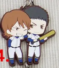 1 шт. аниме брелок Miyuki Kazuya daiya no ace Sawamura Furuya Haruichi, телефонный ремешок, подвеска, брелок, брелки, Llaveros - Цвет: 4