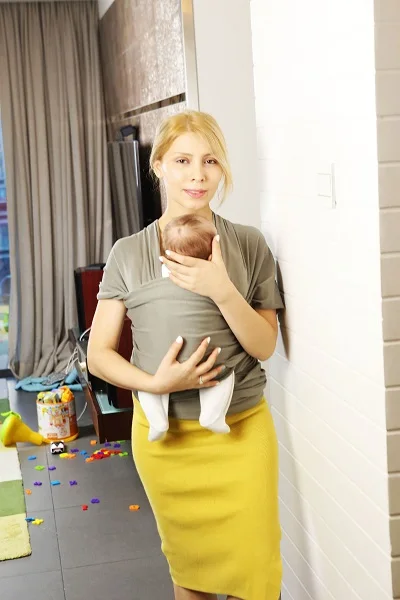 BC0021 EGMAOBABY/Детская накидка; Новинка; Удобный Воздухопроницаемый детский слинг-кенгуру из хлопка в полоску; детская сумка-кенгуру - Цвет: BC0021