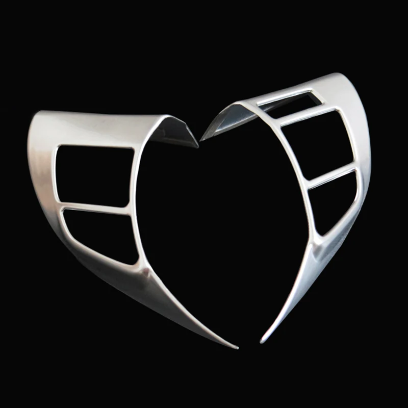 2016 Car Styling 2pcs/set ABS Steering Wheel Sequins Cover Interior Chrome Trim For Mazda 3 AXELA 2015 |