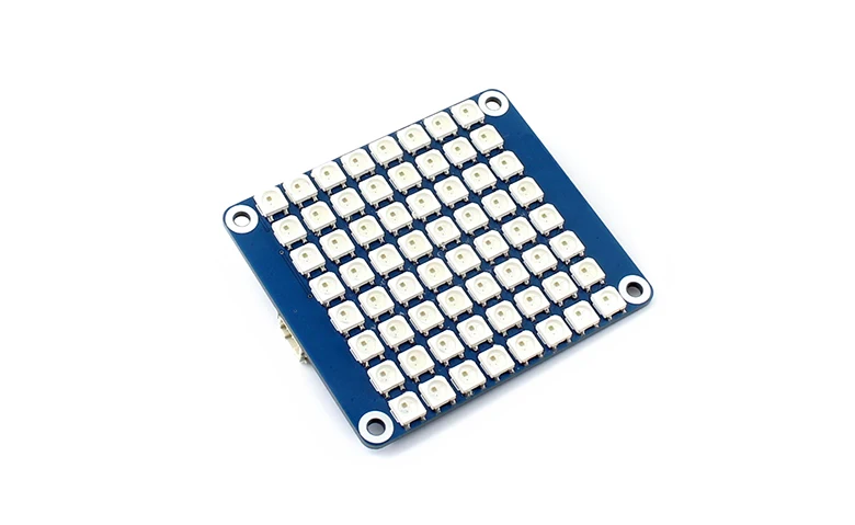 Настоящий цвет RGB LED HAT (B) для Raspberry Pi цветной дисплей 8X8 сетка управляется только