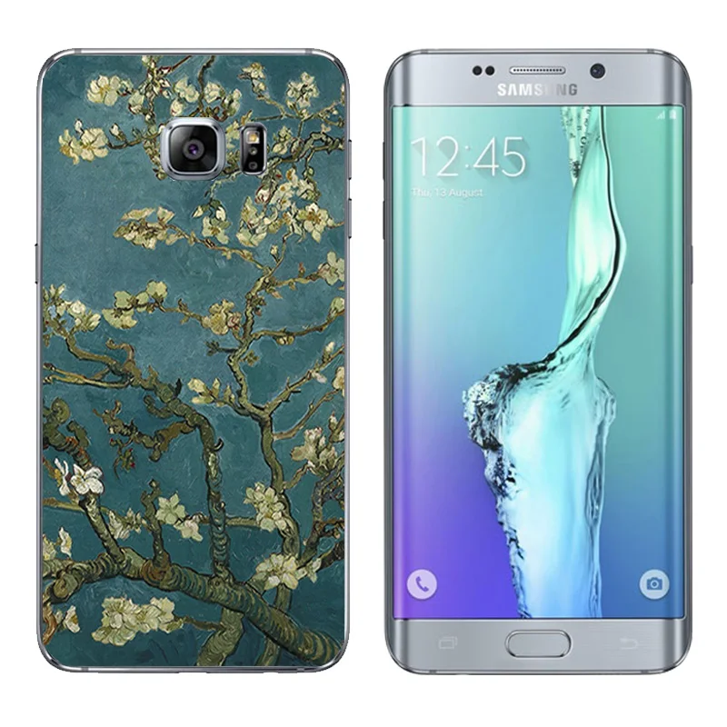 for Fashion Coque Samsung Galaxy S6 Edge P Soft TPU Phone Cases 5.7&quot Shell Capa G928 Silicone Anti Knock Back Cover |