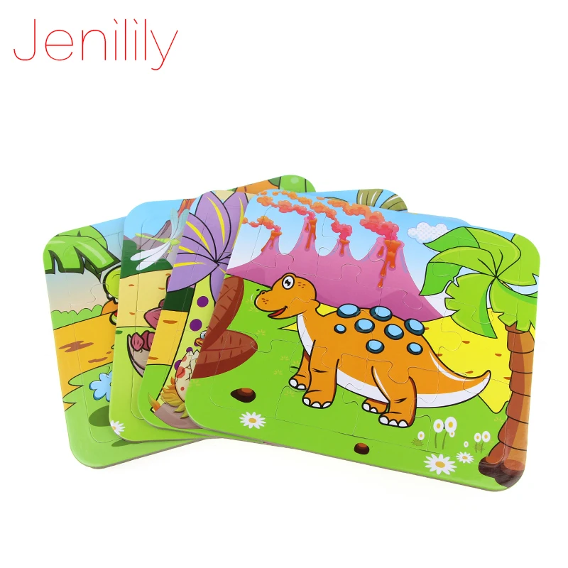 

6 Styles Magic Water Drawing Puzzle Animals Dinosaurs Puzzle Toy with 1 Pen Jigsaw Puzzles Educational Toys for Children Oyuncak