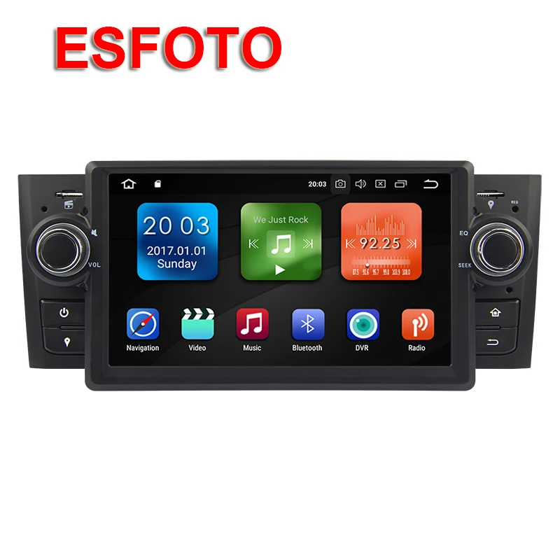 7 &quotсенсорный экран 4G Android 8 1 Автомобильный gps навигация для Fiat Grande Punto Linea Авто