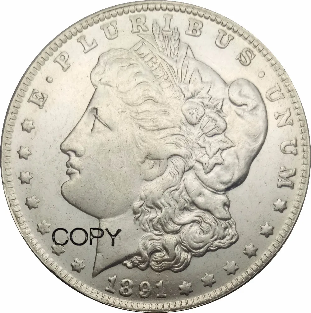 

Развязанные копии монет США 1 доллар Моргана 1891