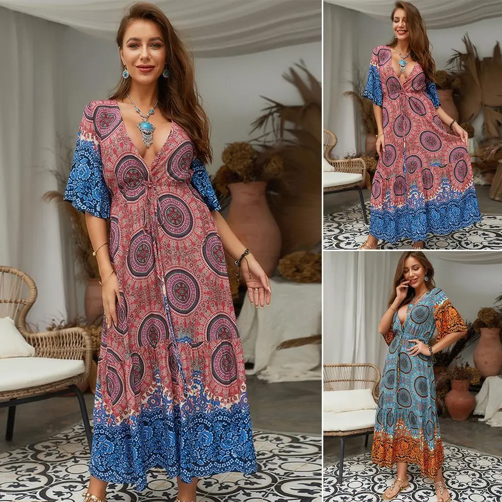 2019 Новое сексуальное платье без рукавов модные по щиколотку летние пляжные