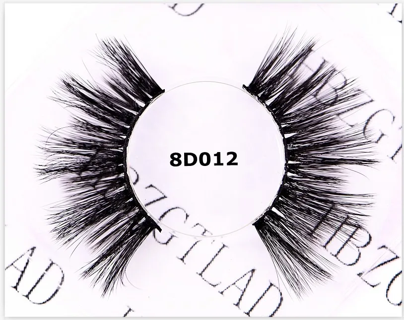 8D-012 HBZGTLAD, 25 мм, длинные 3D норковые ресницы, удлиненная длина, норковые ресницы, большие драматические норковые ресницы,, ручная работа, искусственные ресницы - Цвет: 8D-012